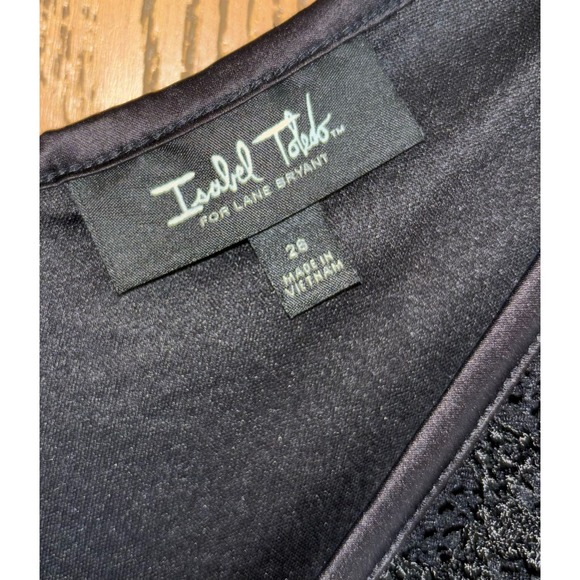 Isabel Toledo for Lane Bryant Women’s black Lace dress (size 26) - Picture 3 of 4